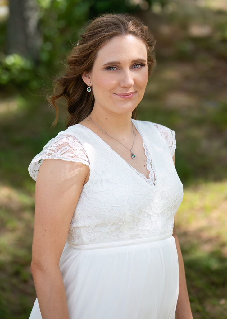 Porträtt av bruden.